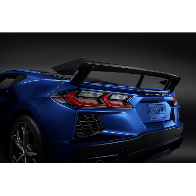GM OE C8 Corvette Stingray High Wing Spoiler Kit - Carbon Flash Metallic