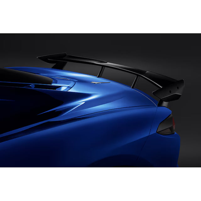 GM OE C8 Corvette Stingray High Wing Spoiler Kit - Carbon Flash Metallic