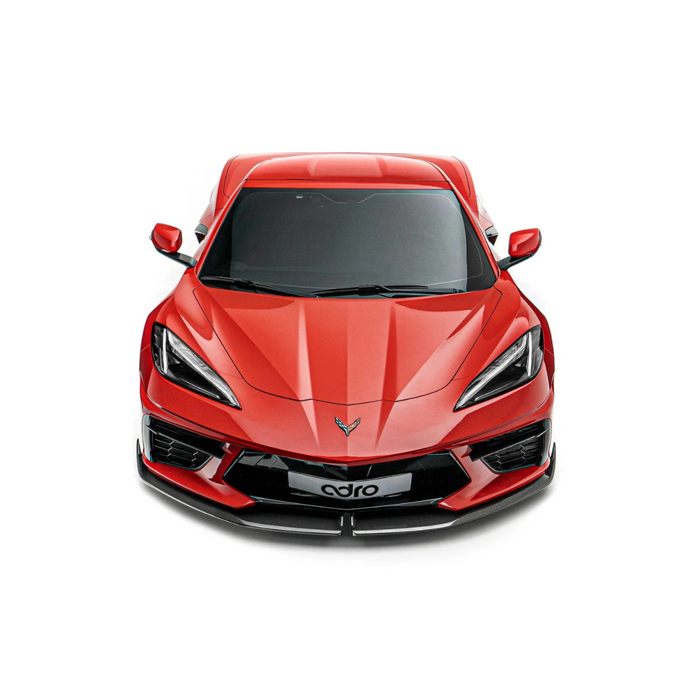 ADRO C8 Corvette Carbon Front Lip1