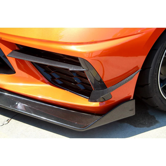 APR Performance C8 Corvette Stingray Carbon Fiber Front Bumper Canards