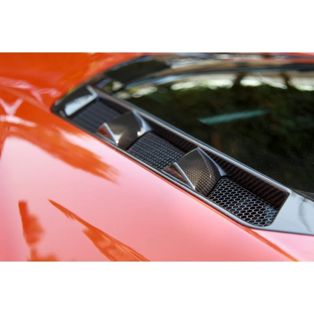 Left Rear Vent APR Performance C8 Corvette Stingray Carbon Fiber Rear Hatch Vents – C8 ...