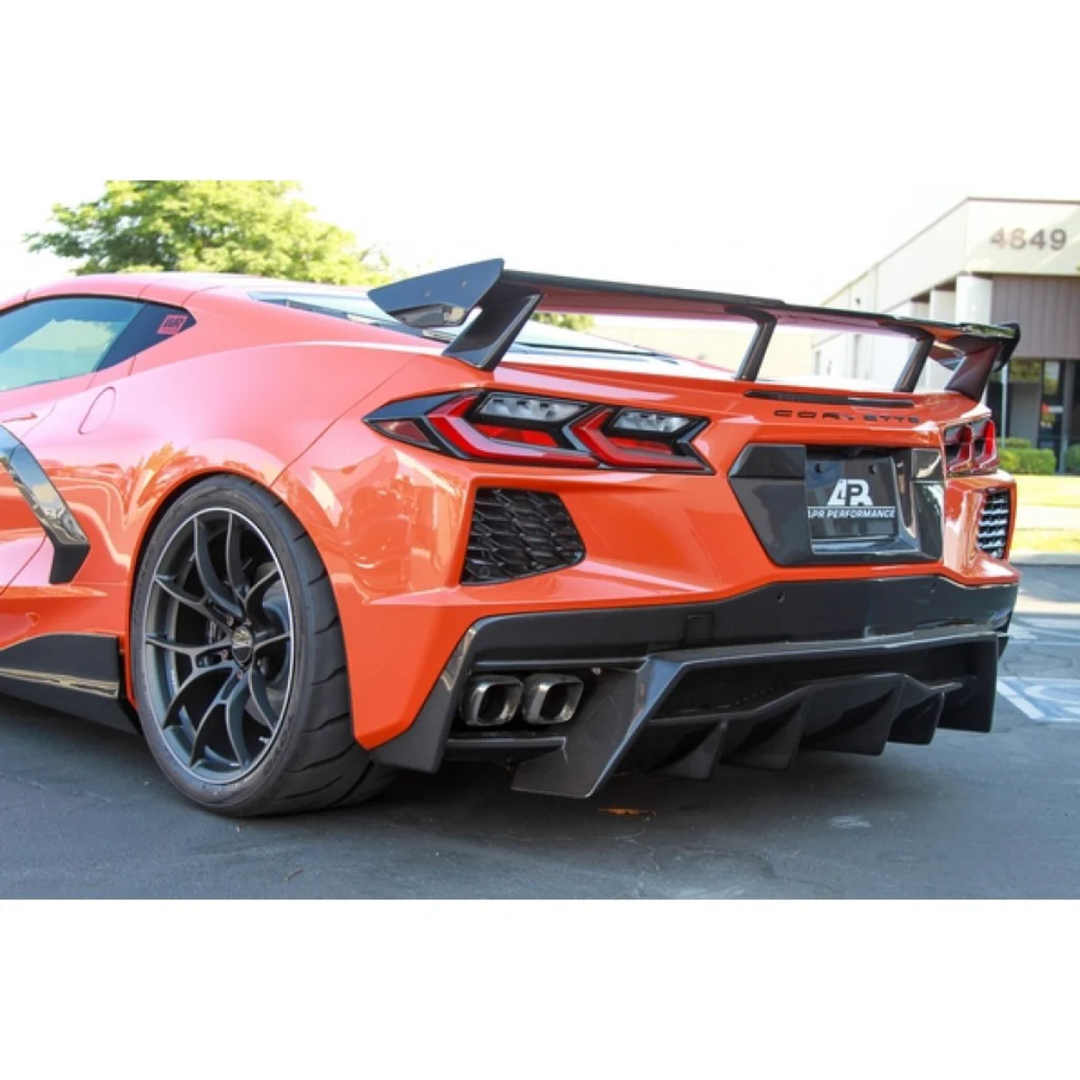 APR Performance C8 Corvette Stingray Carbon Fiber Rear High Wing