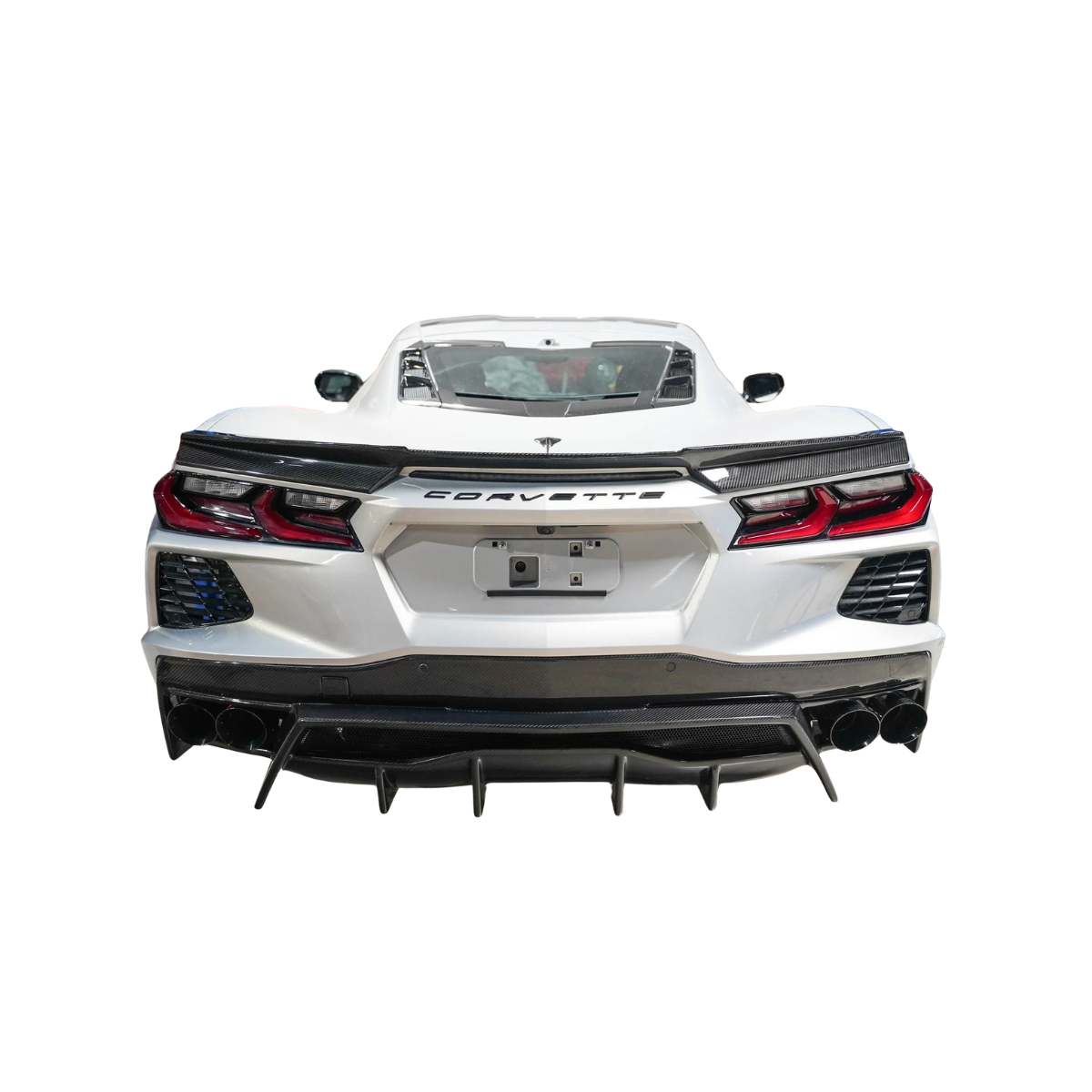 APR Performance C8 Corvette Stingray Carbon Fiber Rear Spoiler Delete ...
