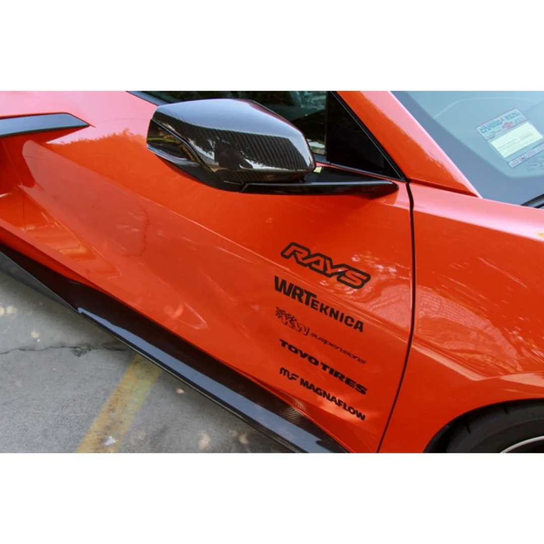 APR Performance C8 Corvette Stingray Carbon Fiber Replacement Mirror Covers