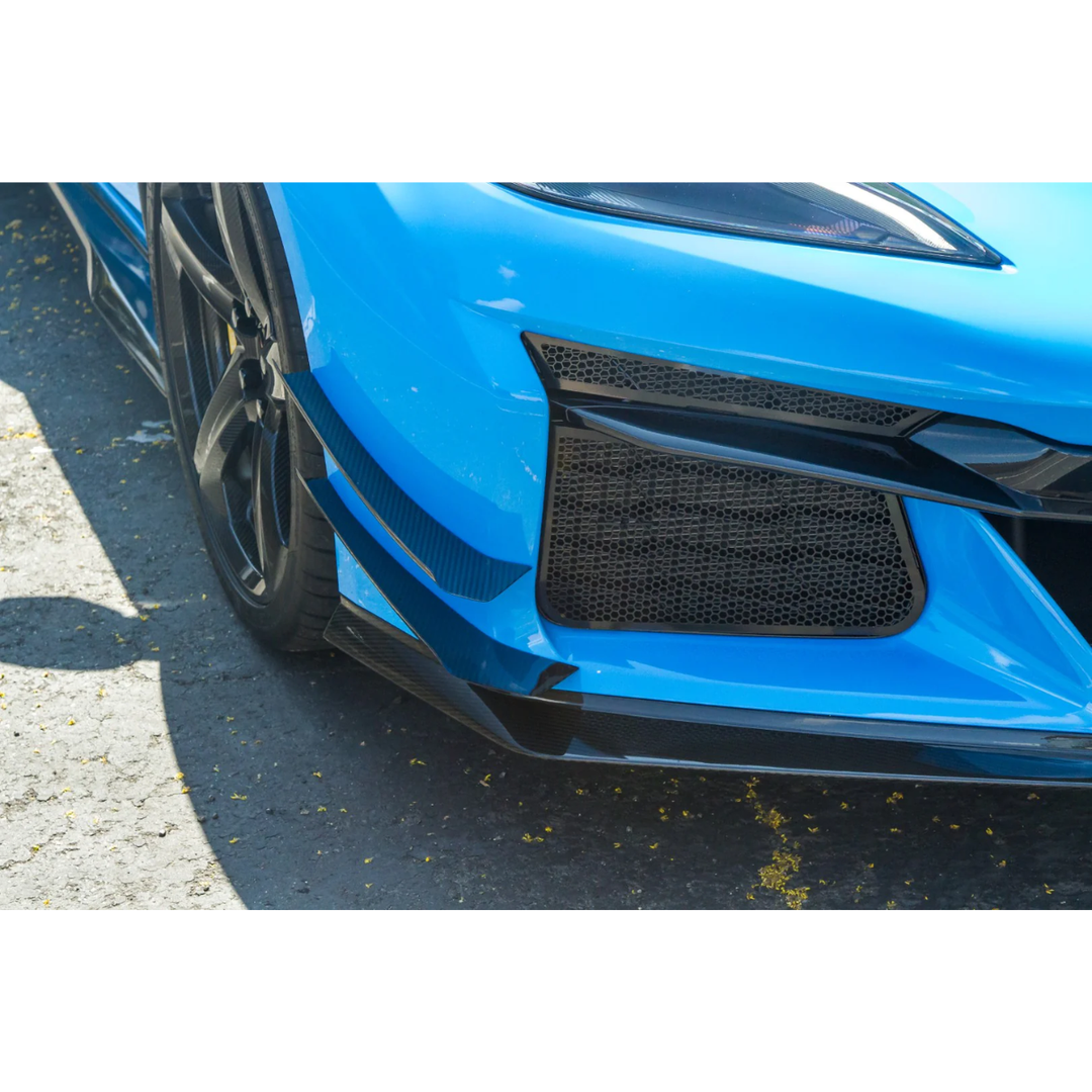 APR Performance C8 Corvette Z06 Carbon Fiber Front Bumper Canards
