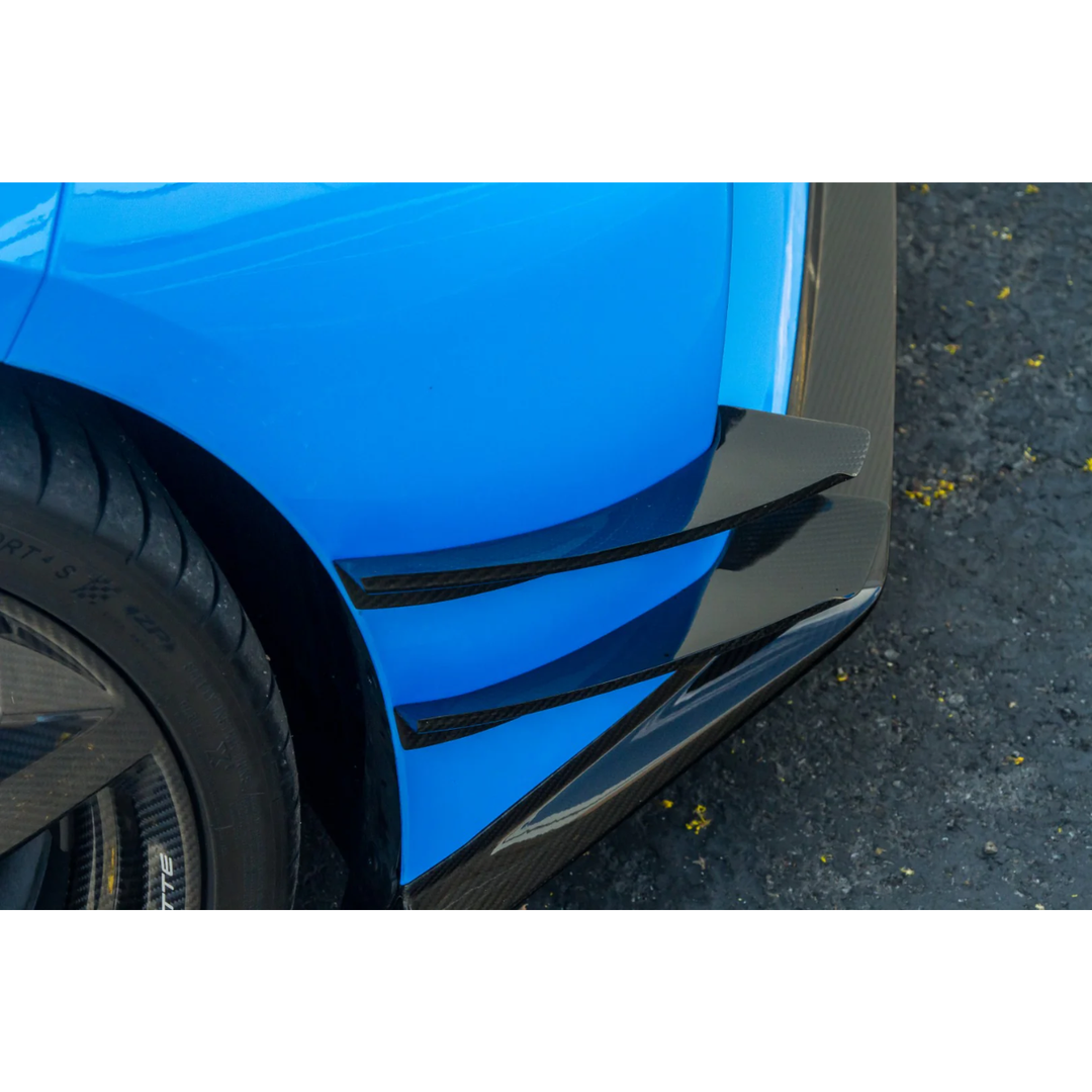 APR Performance C8 Corvette Z06 Carbon Fiber Front Bumper Canards