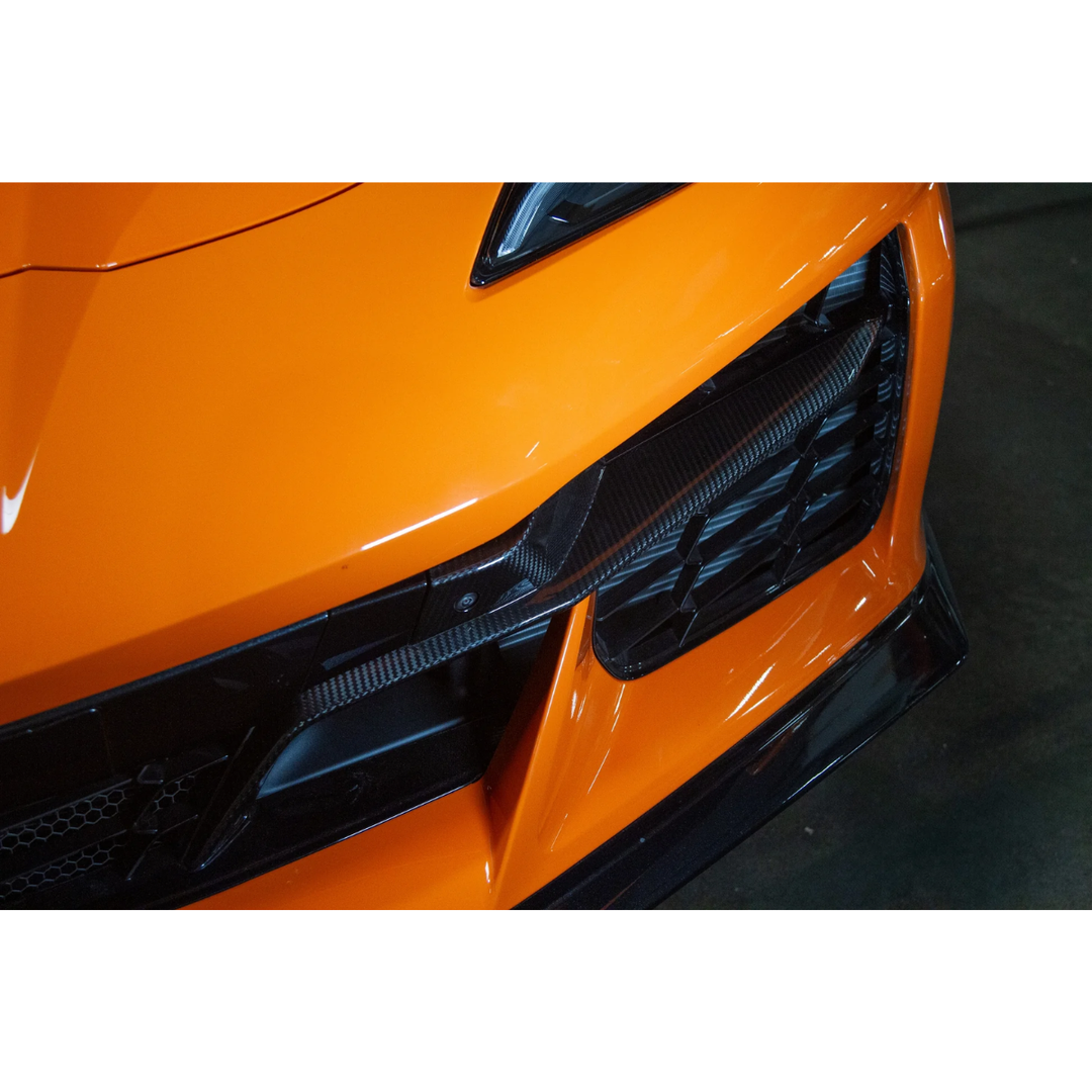 APR Performance C8 Corvette Z06 Carbon Fiber Front Bumper Grille Inserts
