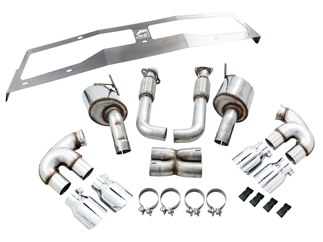 AWE C8 Corvette Stingray Exhaust System
