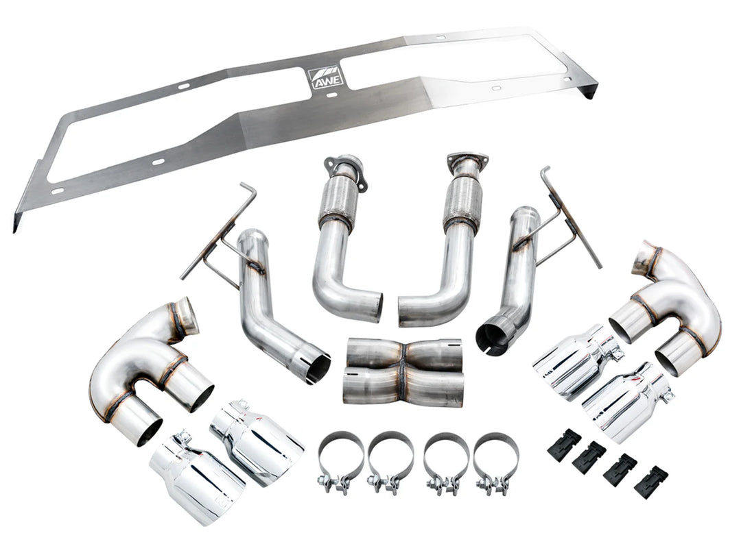 AWE C8 Corvette Stingray Exhaust System