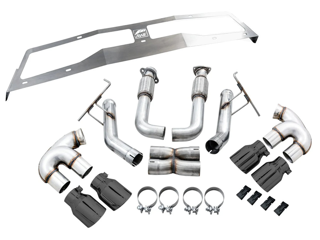 AWE C8 Corvette Stingray Exhaust System