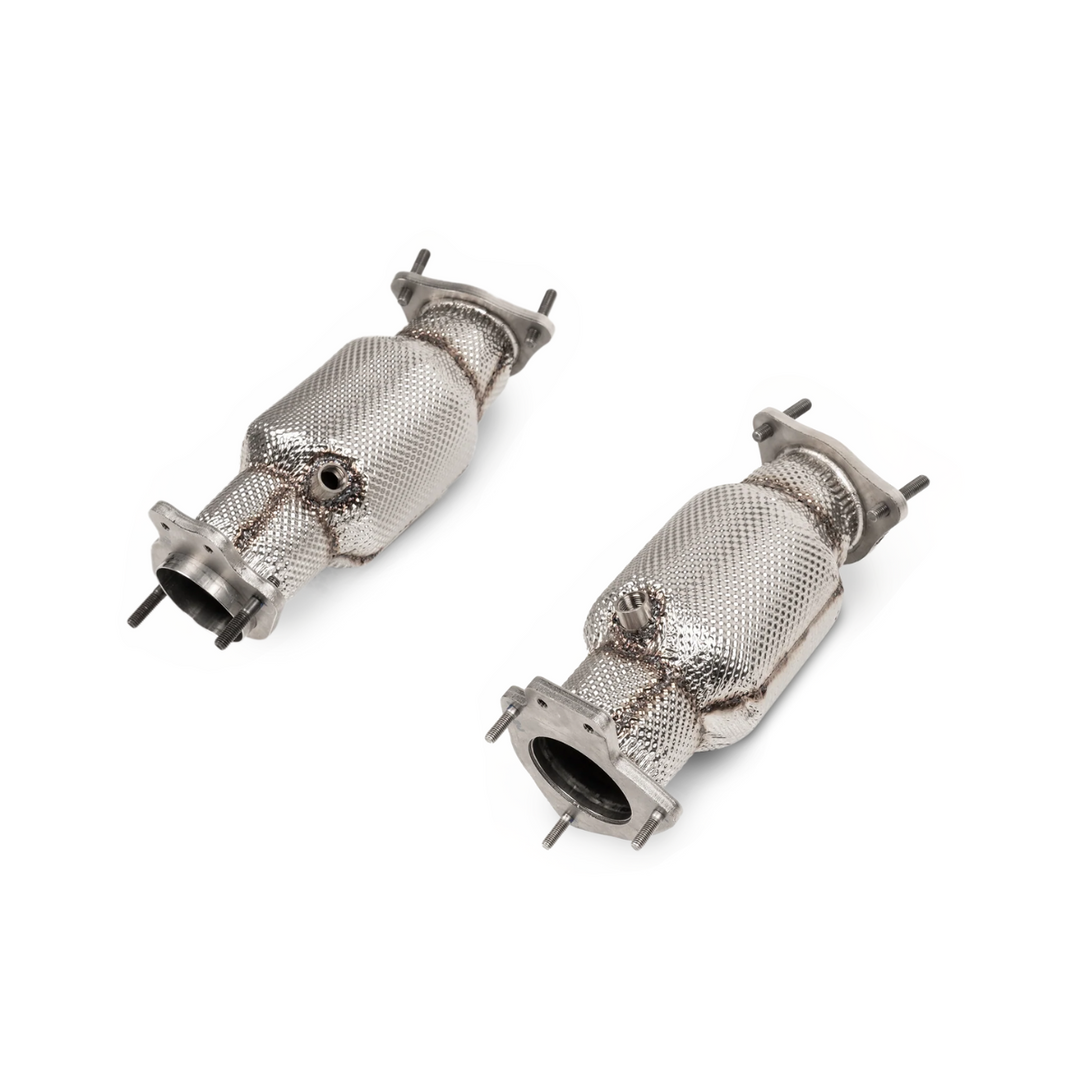 Akrapovic C8 Corvette Stingray Link Pipe Set - Catted