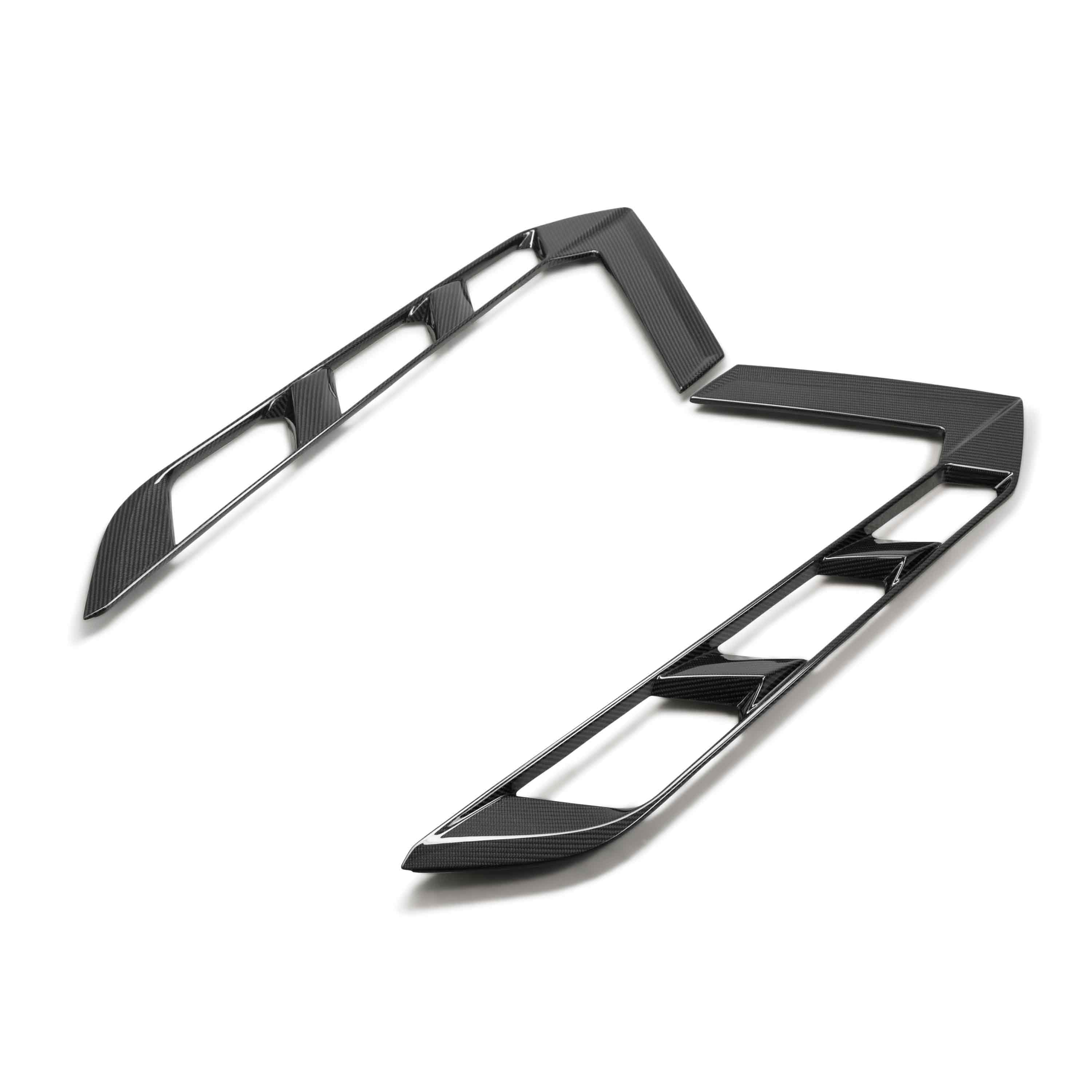 Anderson Composites C8 Corvette Stingray Carbon Fiber Decklid Side Vents (Coupe Only)