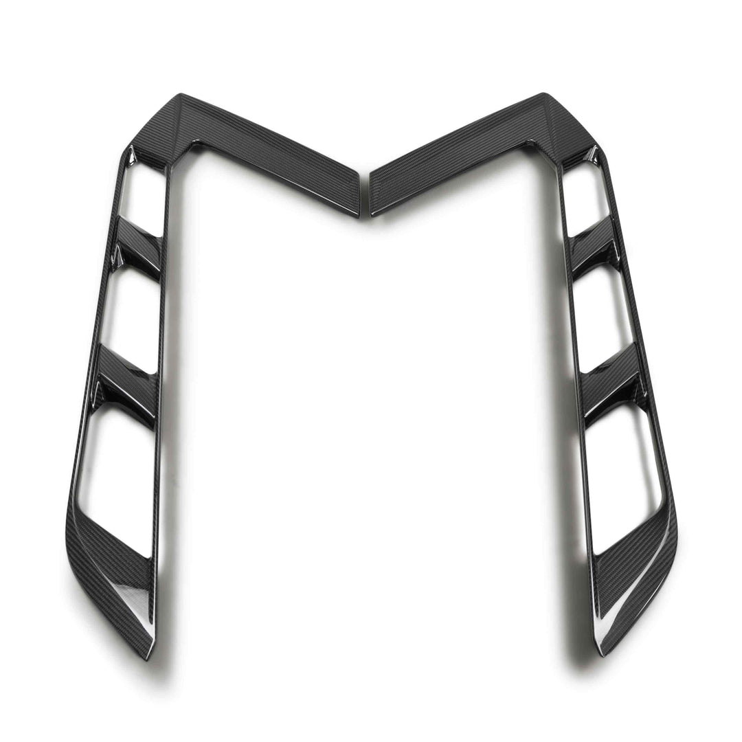 Anderson Composites C8 Corvette Stingray Carbon Fiber Decklid Side Vents (Coupe Only)