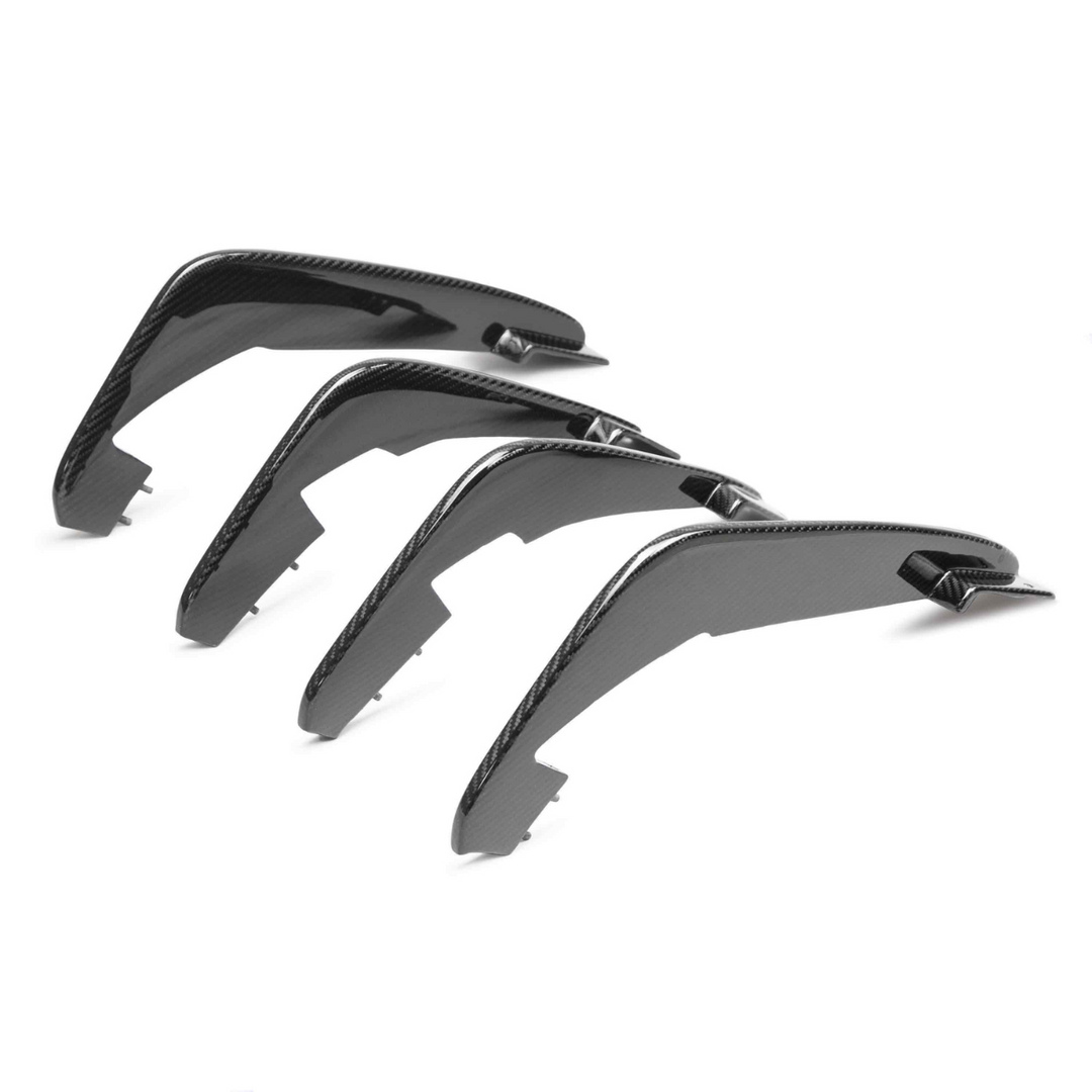 Anderson Composites C8 Corvette Stingray Carbon Fiber Rear Diffuser Fins (Set)