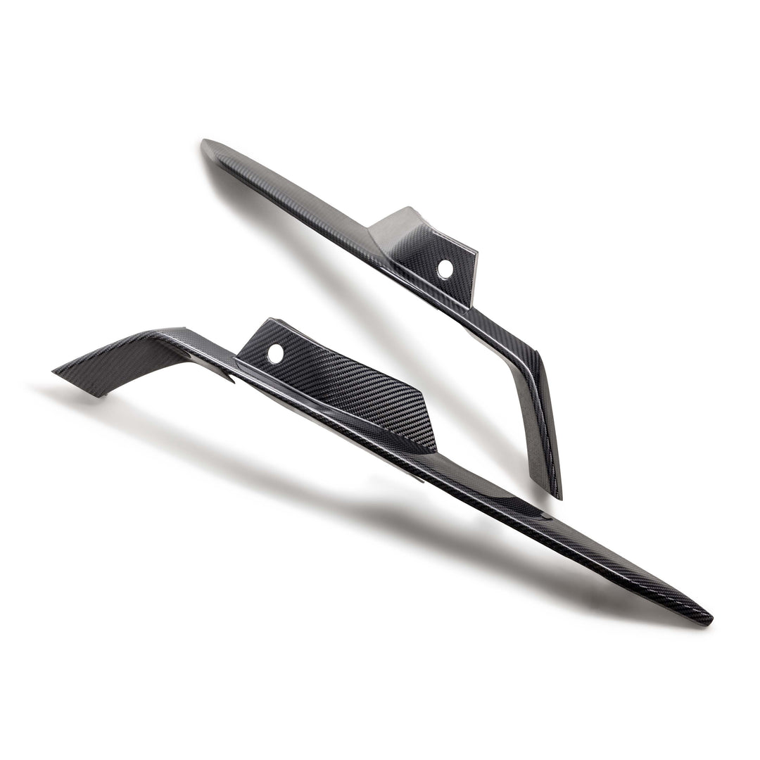 Anderson Composites C8 Corvette ZO6 Carbon Fiber Upper Grille Deflectors 