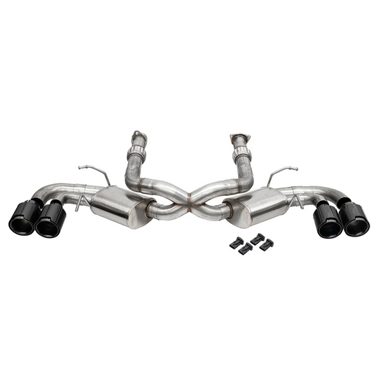 Corsa C8 Corvette Stingray 3" Cat-Back 3.5" Pro-Series Tips (w/ Factory NPP)