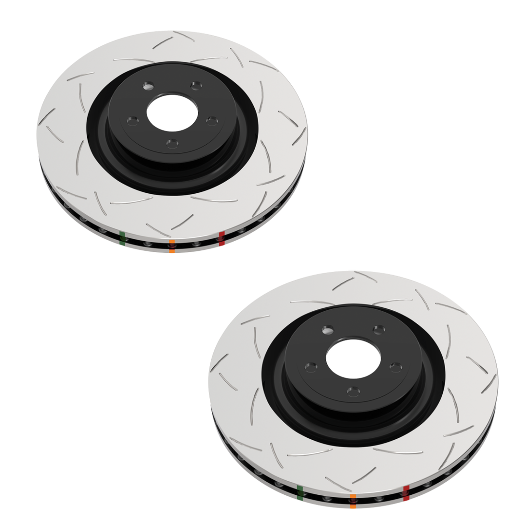 DBA C8 Corvette Stingray Z51 4000 Series T3 Slotted Rotors - Rear