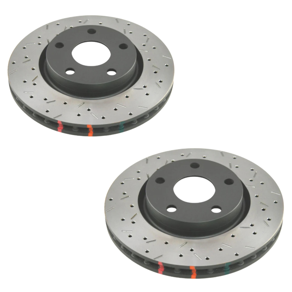 DBA C8 Corvette Stingray Z51 4000 Series XD Cross-Drilled Rotors - Rear