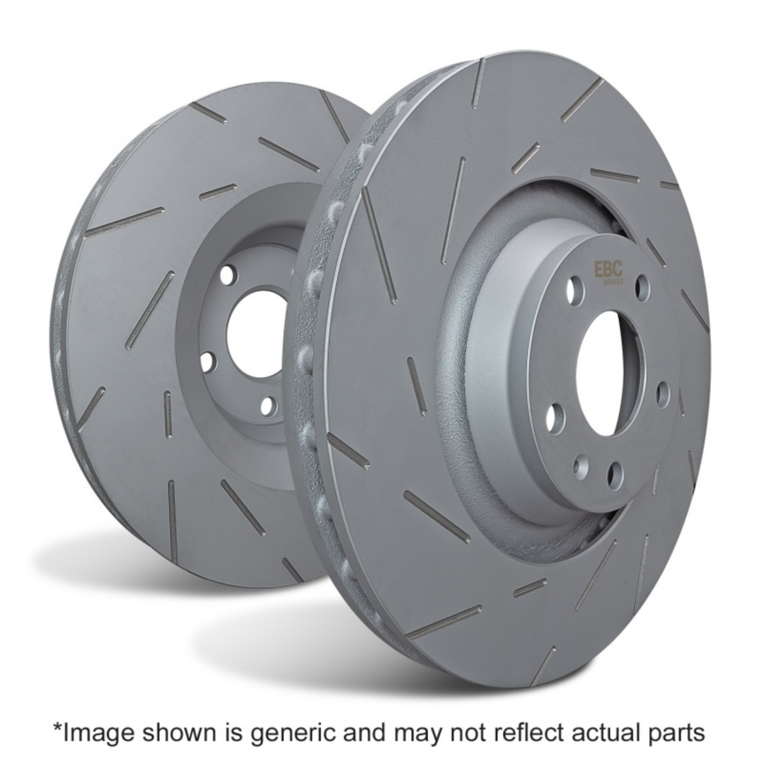 EBC C8 Base Corvette Stingray USR Series Slotted Front Rotors