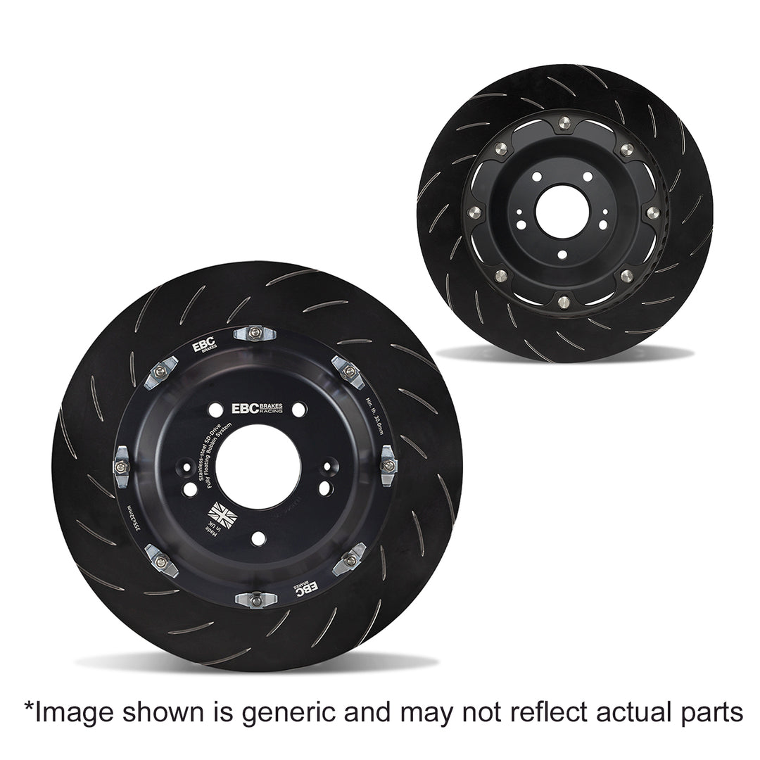 EBC Racing C8 Corvette Stingray Z51 2pc Rear Rotors