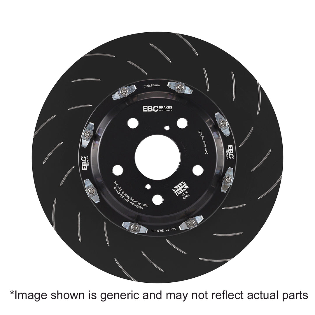 EBC Racing C8 Corvette Stingray Z51 2pc Rear Rotors