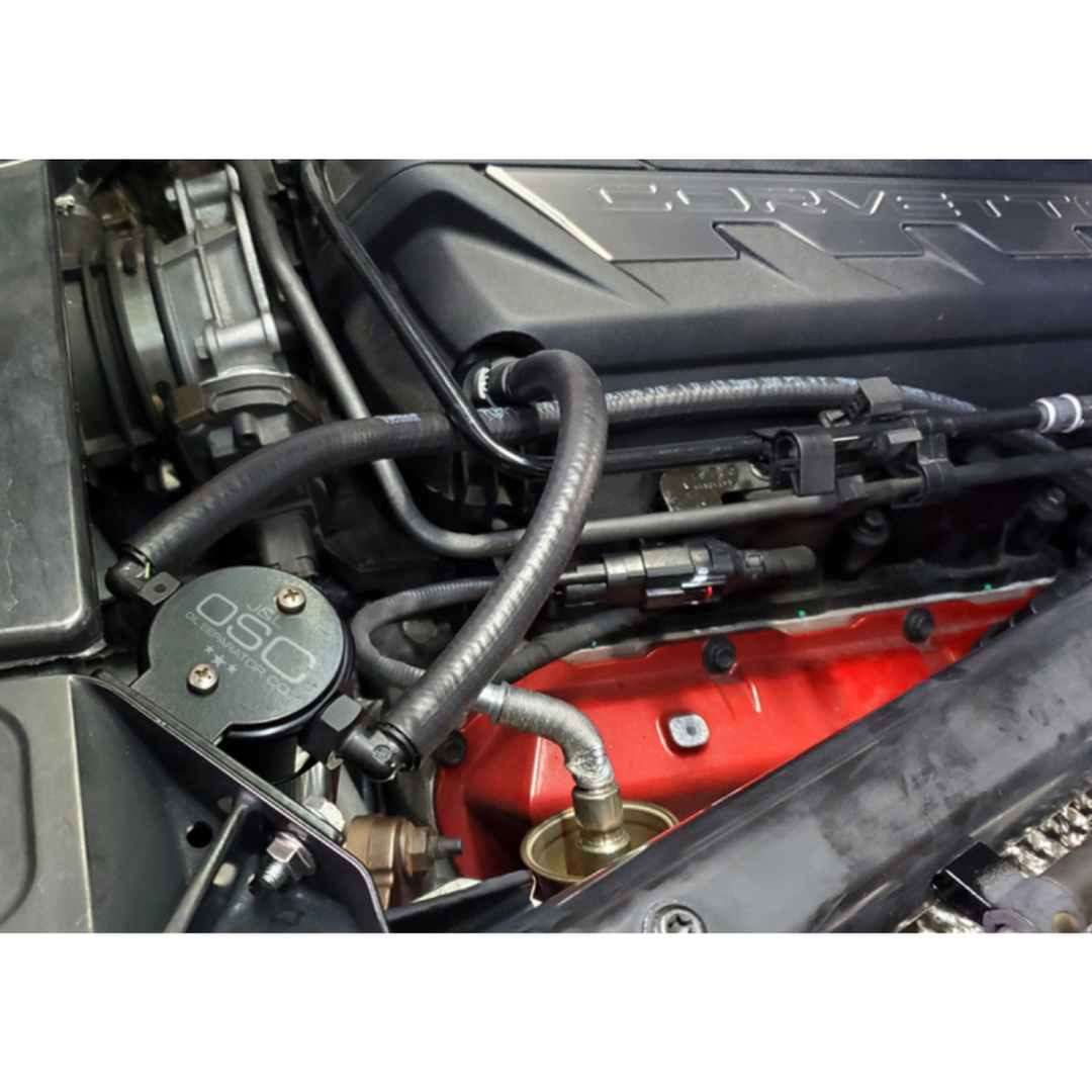 JLT C8 Corvette Stingray Oil Separator2