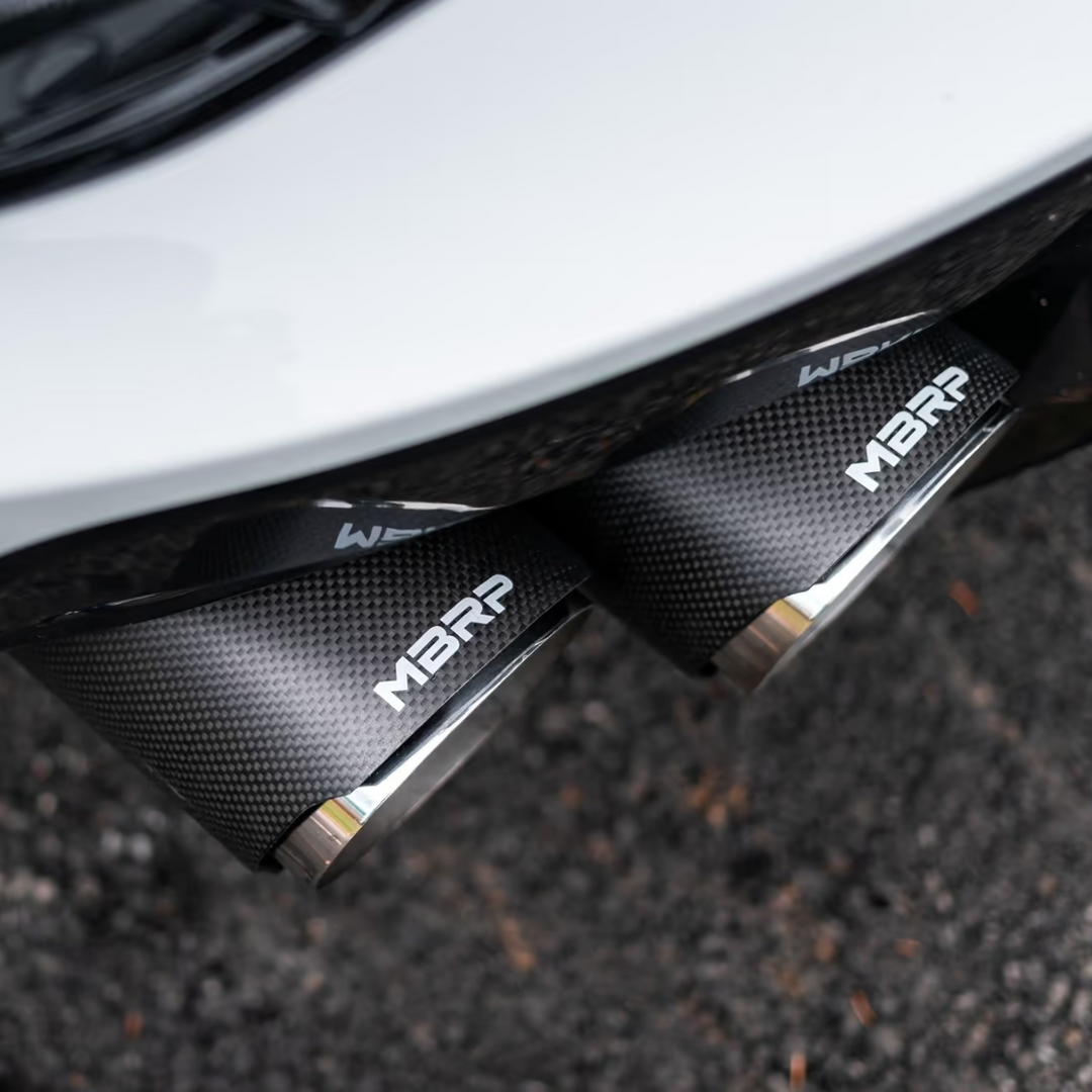 MBRP C8 Corvette Stingray 3" Cat-Back Quad Tip Race Profile Exhaust System