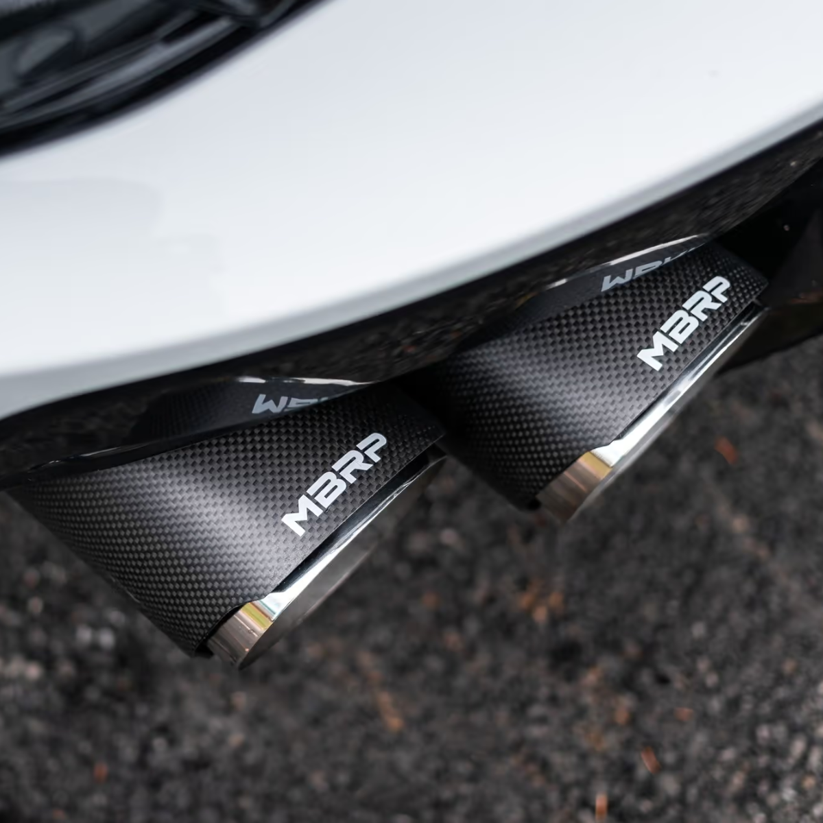 MBRP C8 Corvette Stingray 3" Cat-Back Quad Tip Race Profile Exhaust System