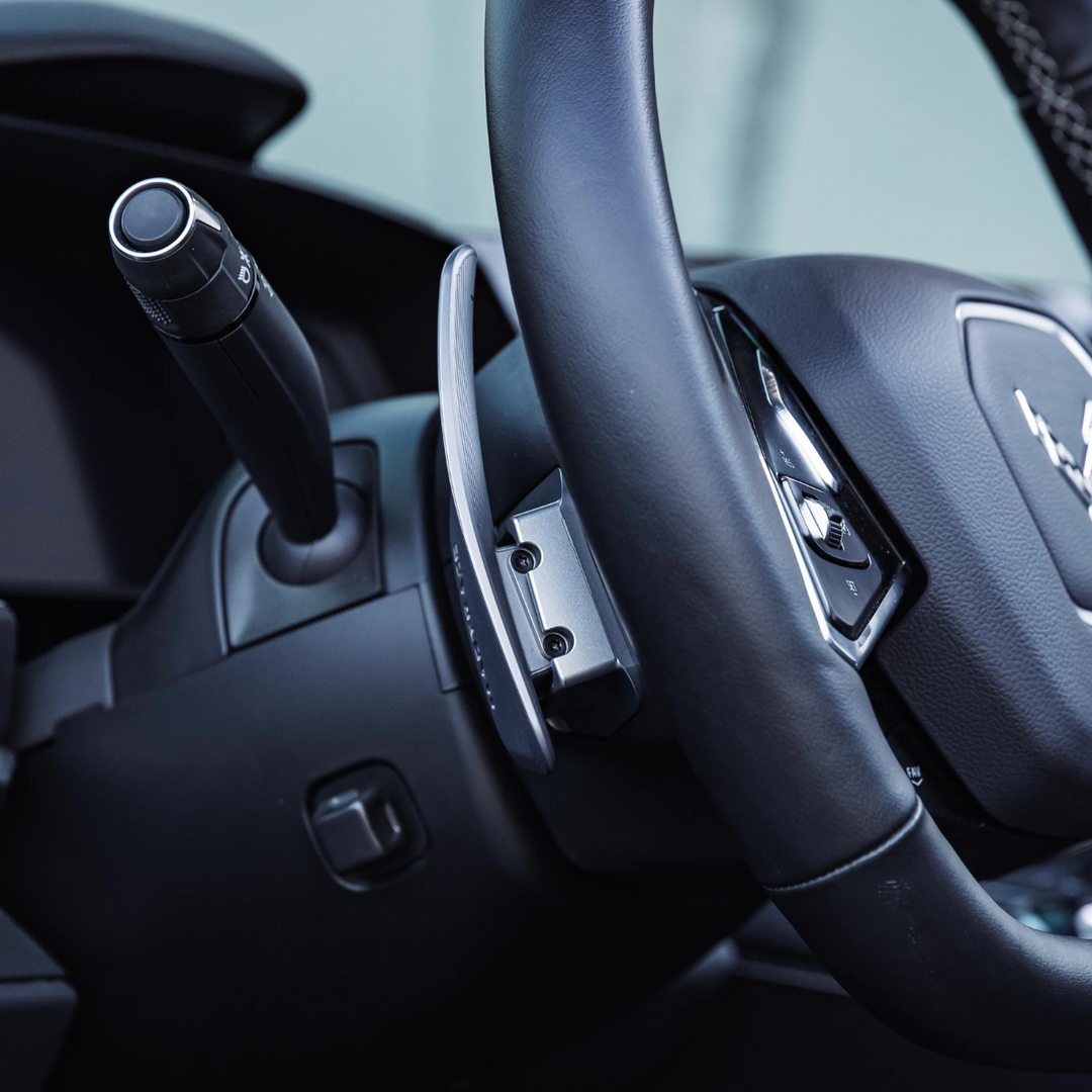 MadTrace C8 Corvette Clubsport Magnetic Shifter Paddle Set3