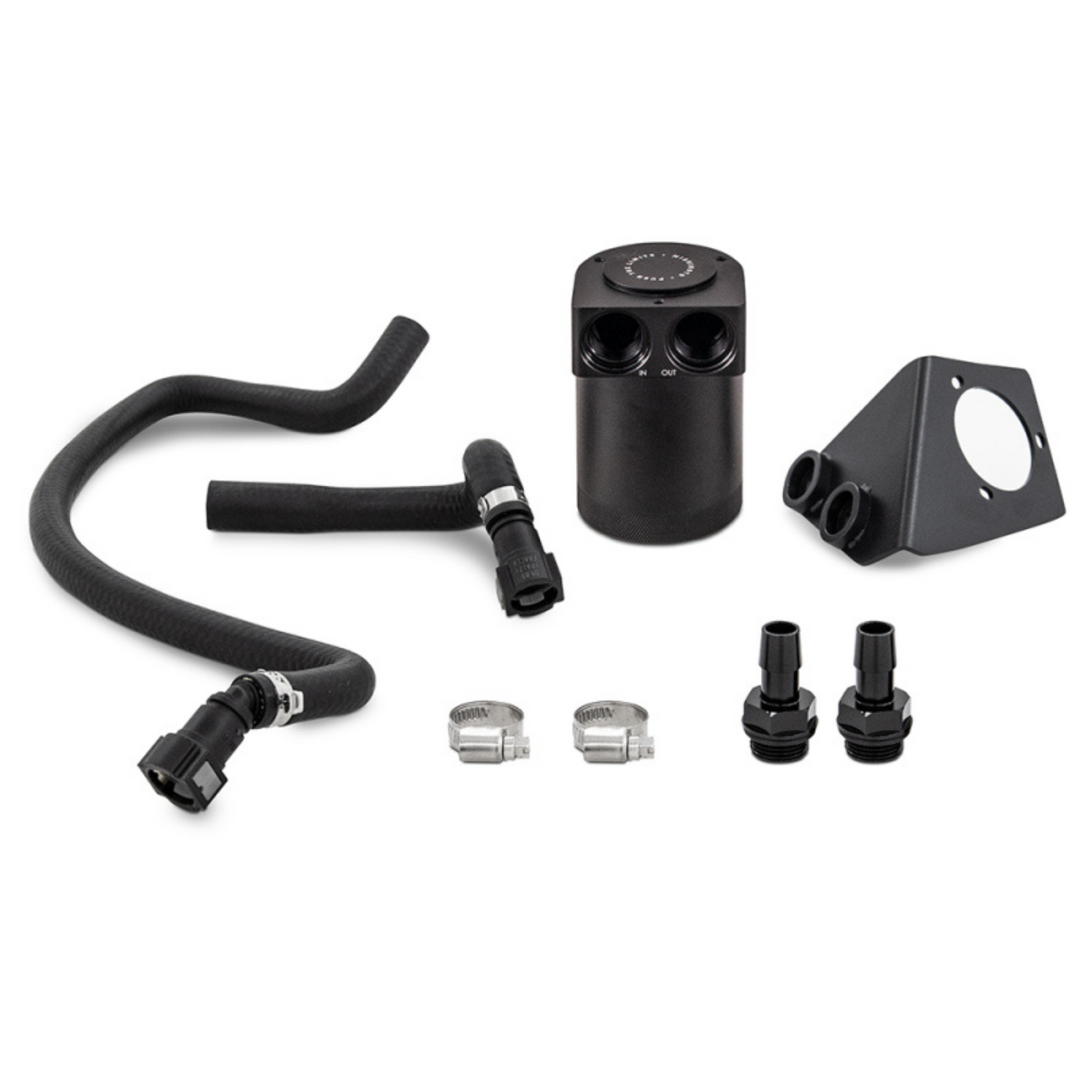 Mishimoto C8 Corvette Baffled Oil Catch Can Kit - Black