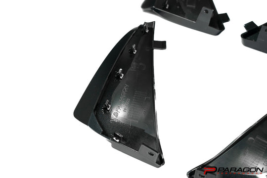 Paragon Performance C8 Corvette Stingray Extended Splash Guards - Carbon Flash 
