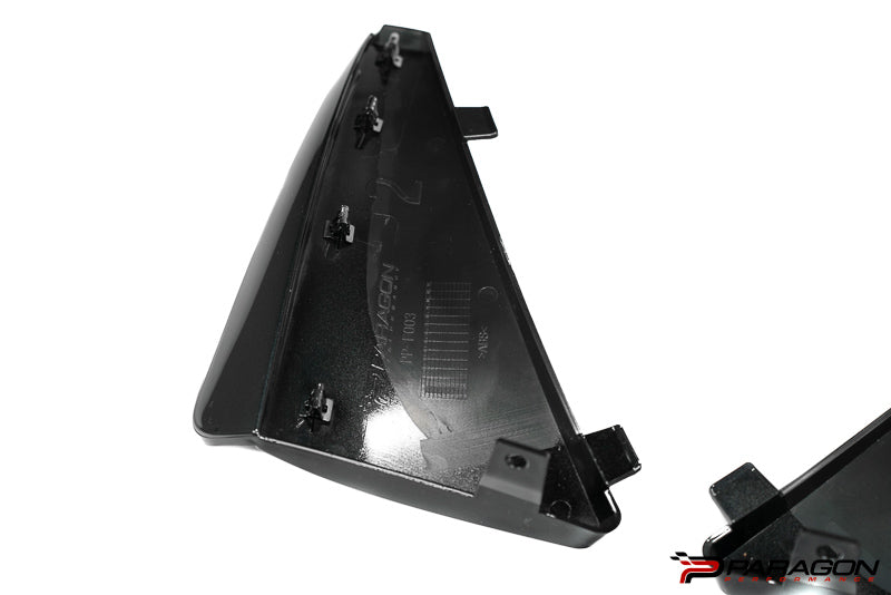 Paragon Performance C8 Corvette Stingray Extended Splash Guards - Carbon Flash 