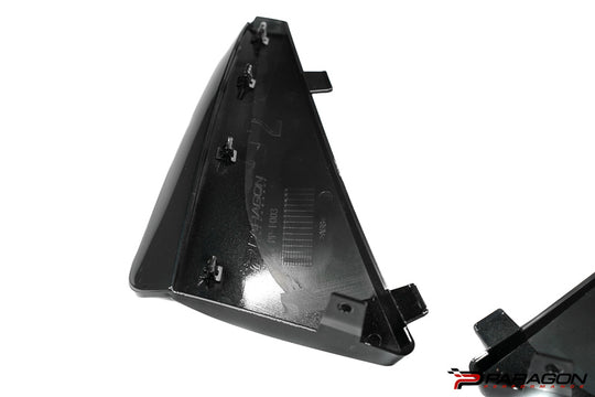 Paragon Performance C8 Corvette Stingray Extended Splash Guards - Carbon Flash 