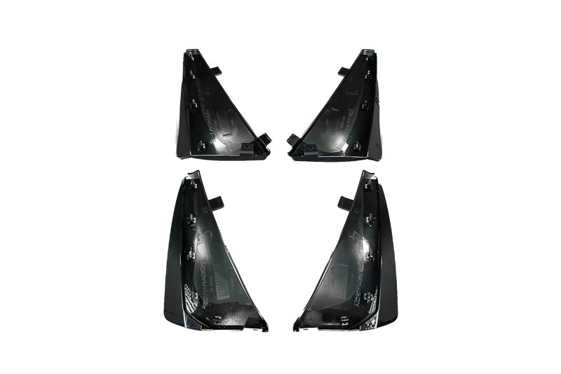 Paragon Performance C8 Corvette Stingray Extended Splash Guards - Carbon Flash 