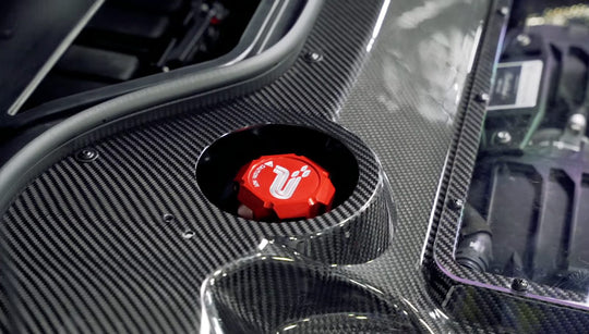 Paragon Performance C8 Corvette Stingray Carbon Fiber Clear Engine Bay Cover - Convertible 