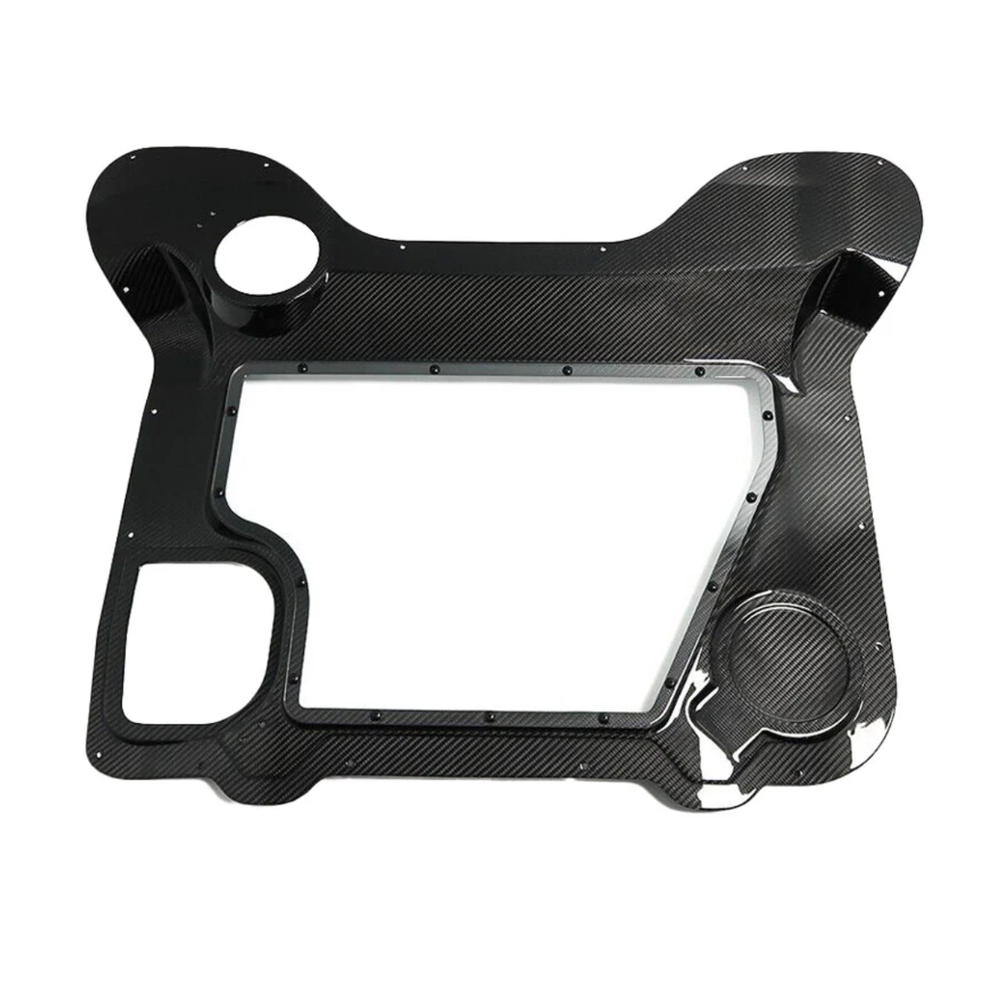 Paragon Performance C8 Corvette Stingray Carbon Fiber Clear Engine Bay Cover - Convertible