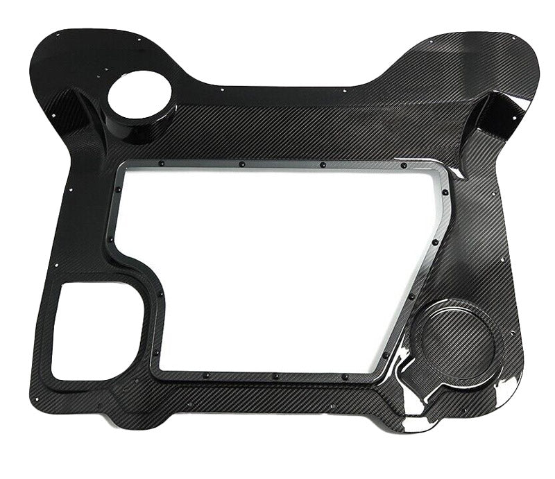 Paragon Performance C8 Corvette Stingray Carbon Fiber Clear Engine Bay Cover - Convertible 