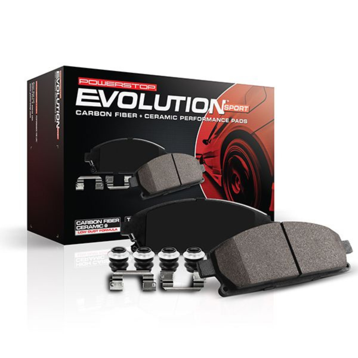 PowerStop C8 Base Corvette Stingray Front Z23 Evolution Sport Brake Pads w/Hardware