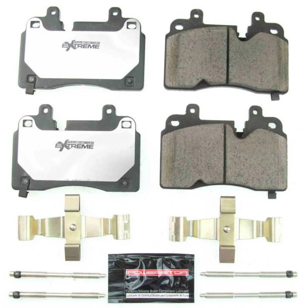 PowerStop C8 Base Corvette Stingray Front Z26 Extreme Street Brake Pads w/Hardware1