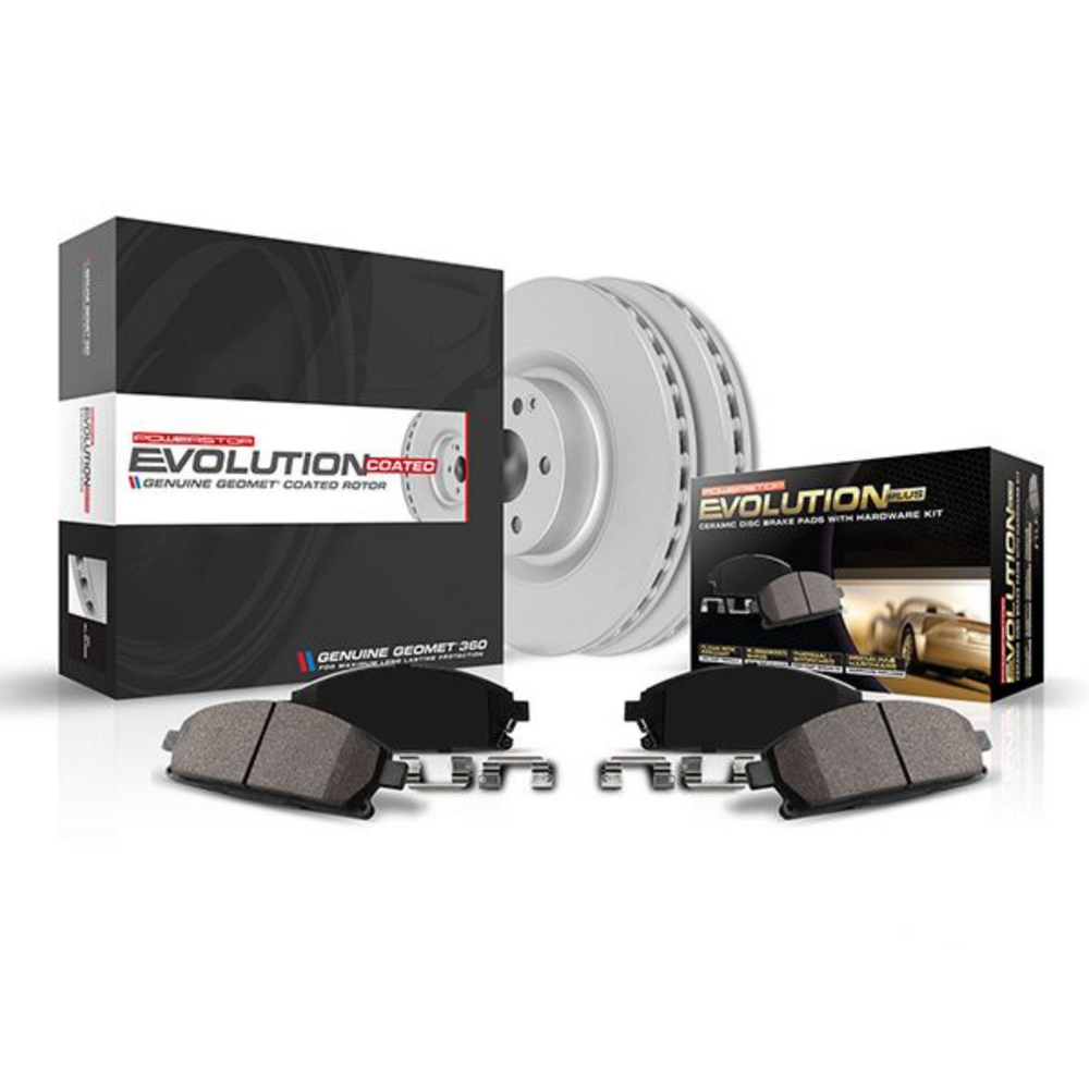 PowerStop C8 Base Corvette Stingray Z17 Evolution GEOMET Coated Rotor Brake Kit1