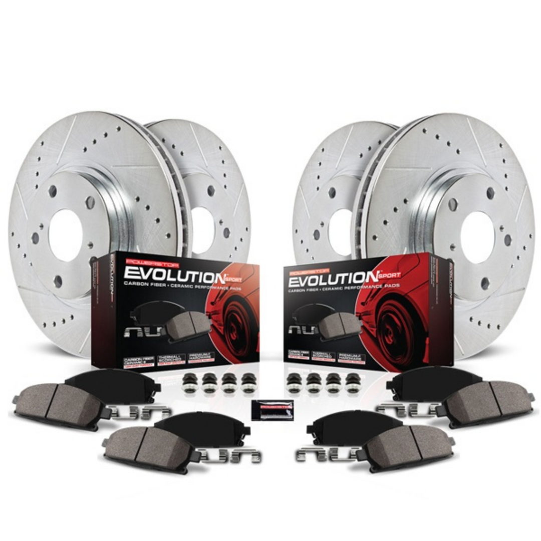 PowerStop C8 Base Corvette Stingray Z23 Evolution Sport Brake Upgrade Kit