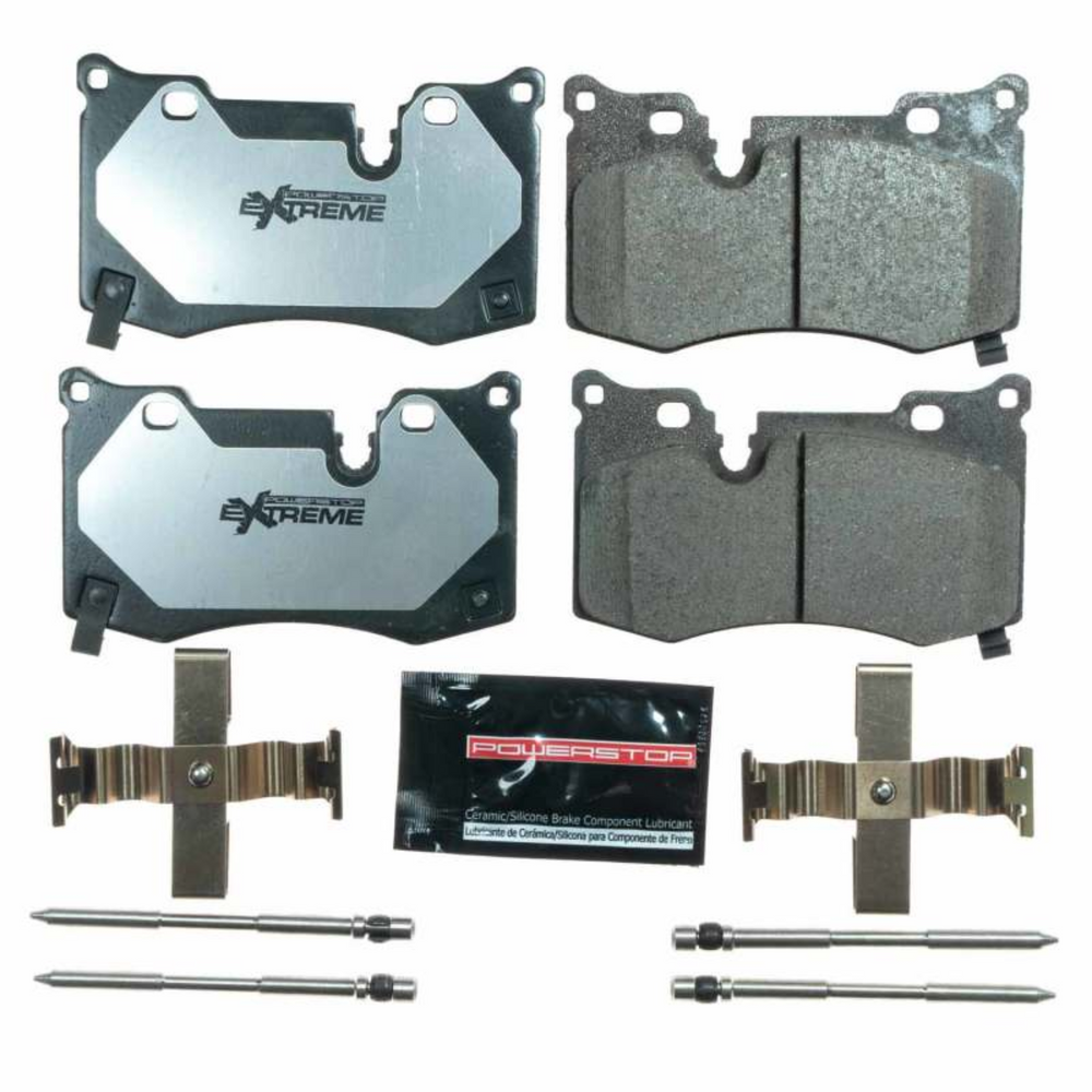 PowerStop C8 Base Corvette Stingray Z23 Evolution Sport Rear Brake Pads w/Hardware