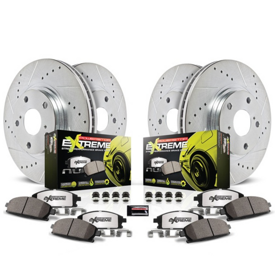 PowerStop C8 Base Corvette Stingray Z26 Street Warrior Brake Upgrade Kit