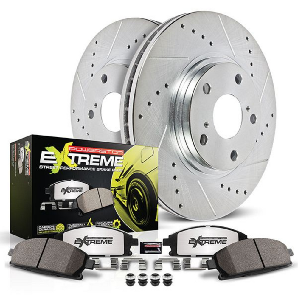 PowerStop C8 Base Corvette Stingray Z26 Street Warrior Brake Upgrade Kit1