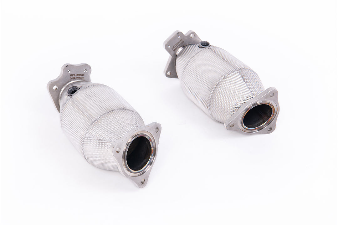 Milltek C8 Corvette Stingray Hi-Flow Sport Cats w/ Heat Wrap