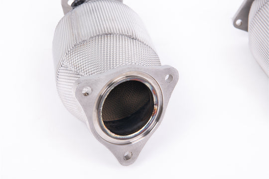 Milltek C8 Corvette Stingray Hi-Flow Sport Cats w/ Heat Wrap