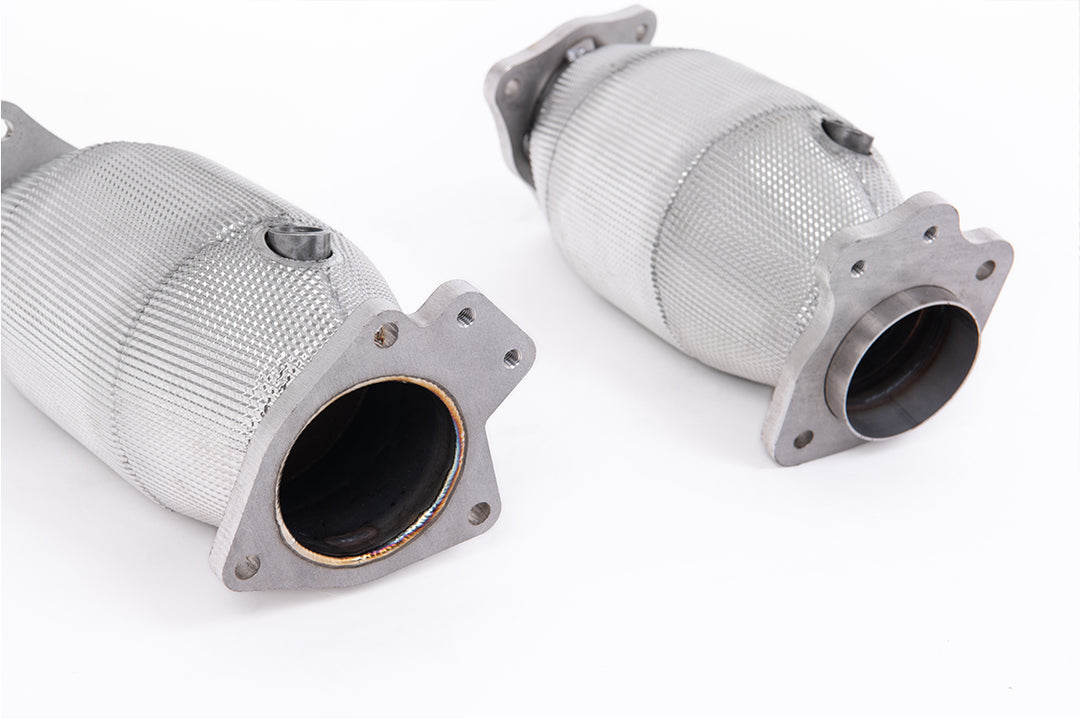 Milltek C8 Corvette Stingray Hi-Flow Sport Cats w/ Heat Wrap