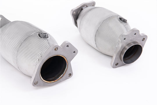 Milltek C8 Corvette Stingray Hi-Flow Sport Cats w/ Heat Wrap