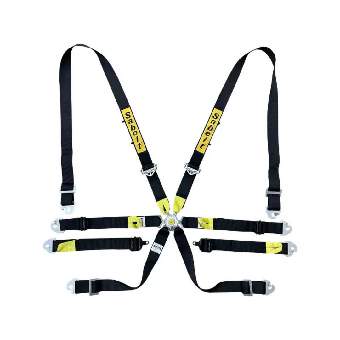 Sabelt 2x2 Enduro 6-Point Racing Harness (2031 FIA Approval)