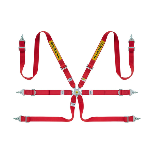 Sabelt 2x2 Steel Series 6-Point Racing Harness (2031 FIA Approval)